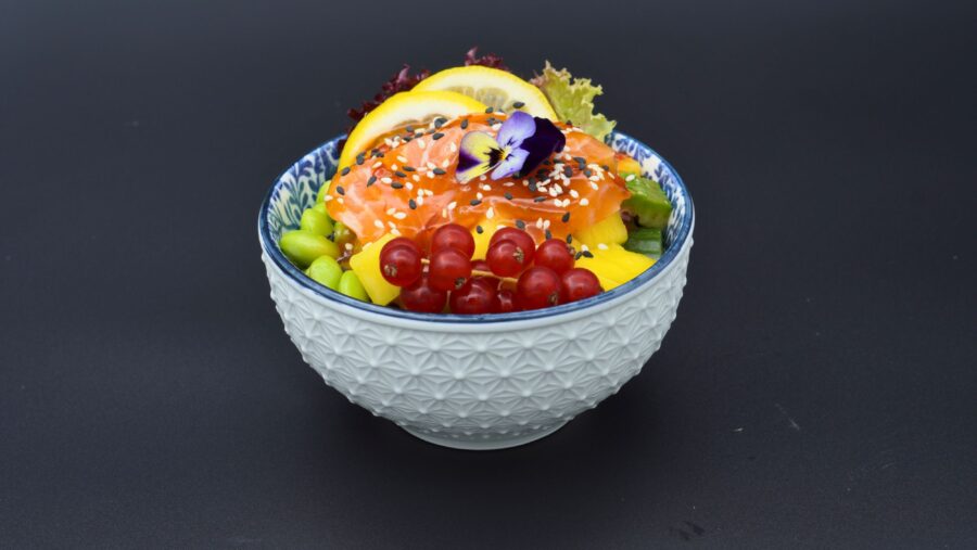 Mini Salmon Avocado Bowl