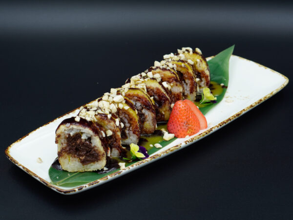 Crispy cookie roll