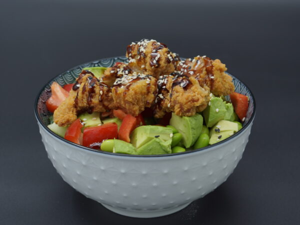 Crispy chicken bowl