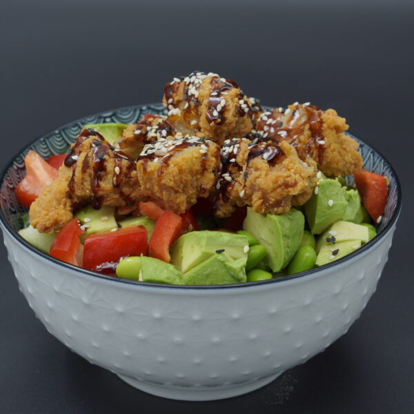 Crispy chicken bowl