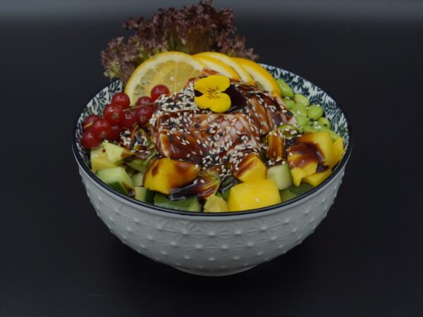 sake flambat Flamed Salmon Avocado Bowl