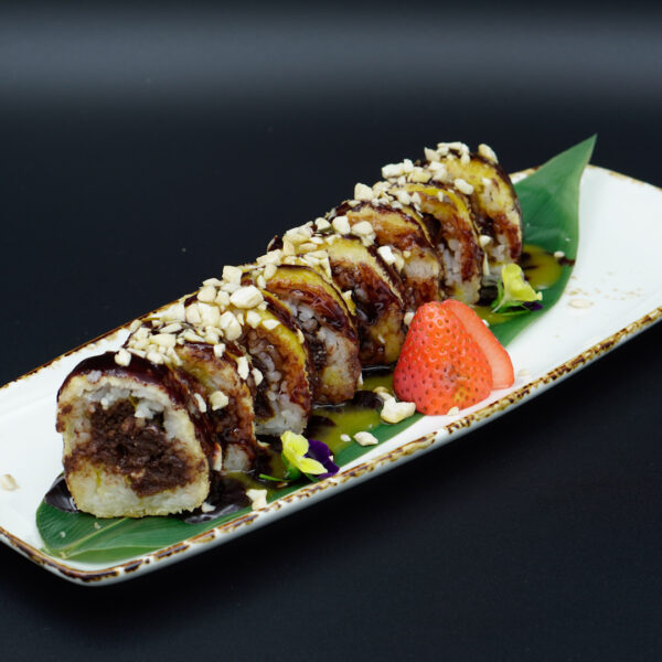 Crispy cookie roll